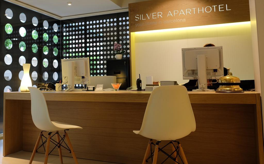 Aparthotel Silver Barcelona Inreriör bild